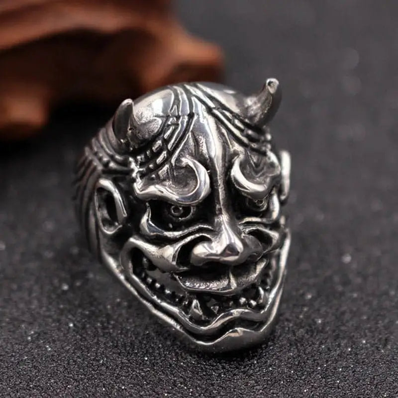 Geister Ring-Japanischer Dämon-Statement Ring-Oni