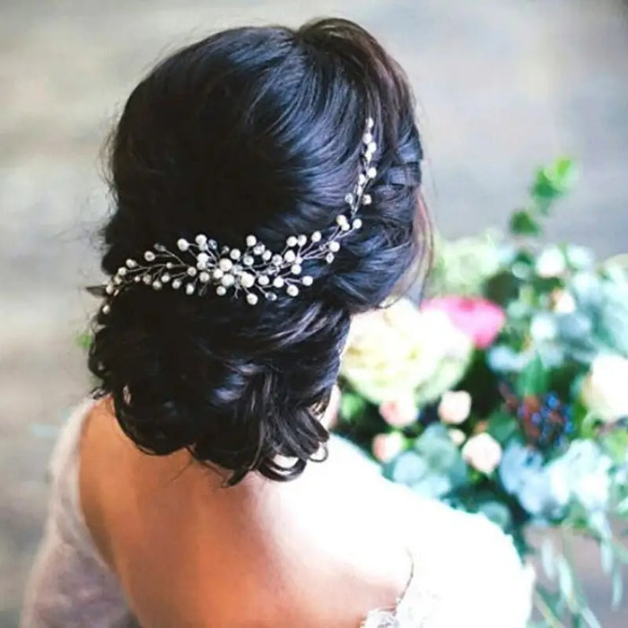 Haarschmuck Braut-Perlen