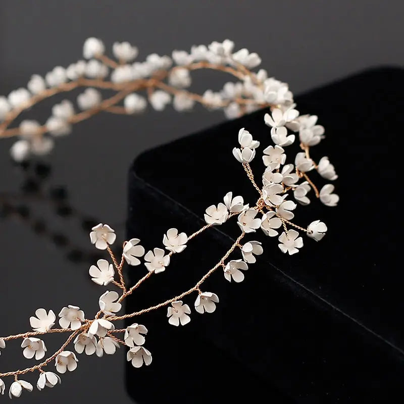 Hochzeit Haarschmuck Blumen Perlen Braut Schmuck kleine