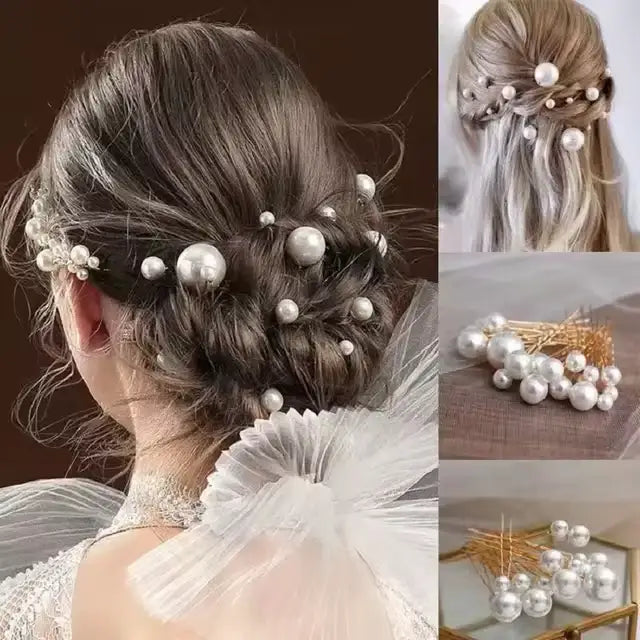 Hochzeit Haarschmuck-Perlen Haarnadel-Brautschmuck