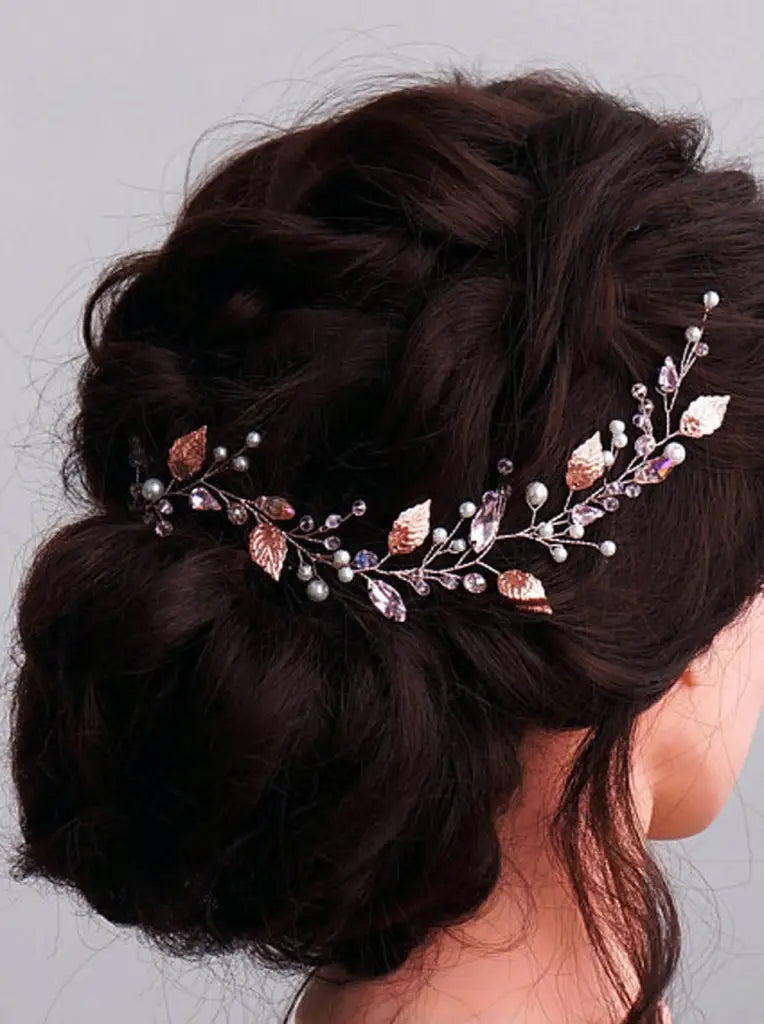 Hochzeit Haarschmuck-Perlen Haarspange-Braut Schmuck