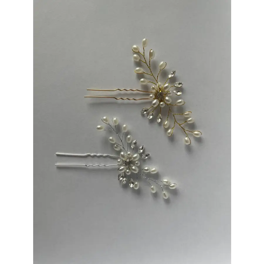 Hochzeit Haarschmuck-Perlen Haarspange-Braut Schmuck