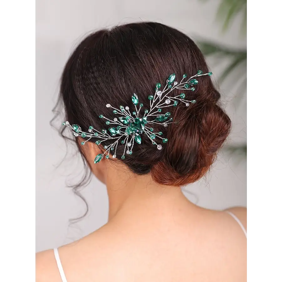 Hochzeit Haarschmuck-Silberschmuck Braut-Kristall