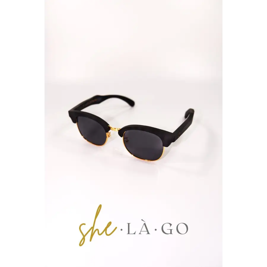 Holz Sonnenbrille - Vintage Retro Stil - für Herren und