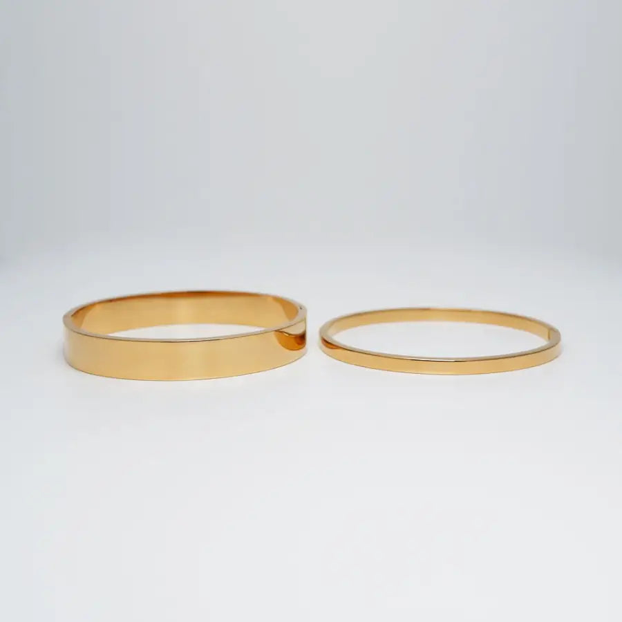 Armreif Damen Edelstahl-Armreif zum Kombinieren-Armreif vergoldet Damen-Stacking Armreif-Layering Armreif-Minimalismus Schmuck-Everyday chic Schmuck-SHELAGO SCHMUCK