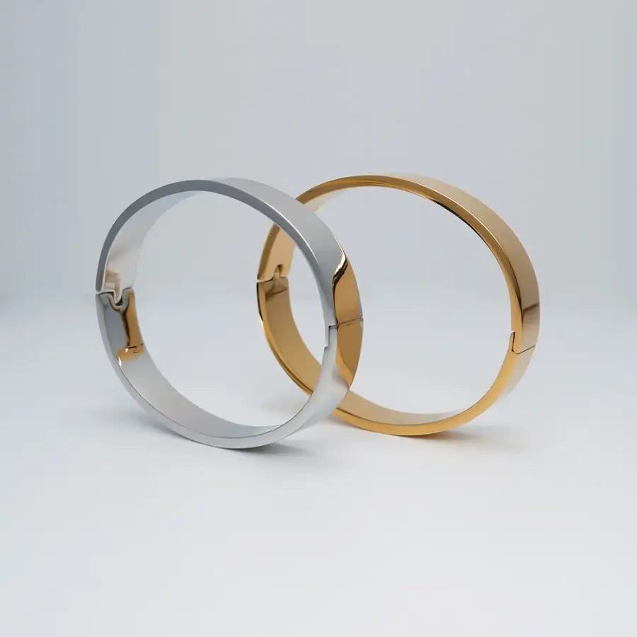 Armreif Damen Edelstahl-Armreif zum Kombinieren-Armreif vergoldet Damen-Stacking Armreif-Layering Armreif-Minimalismus Schmuck-Everyday chic Schmuck-SHELAGO SCHMUCK