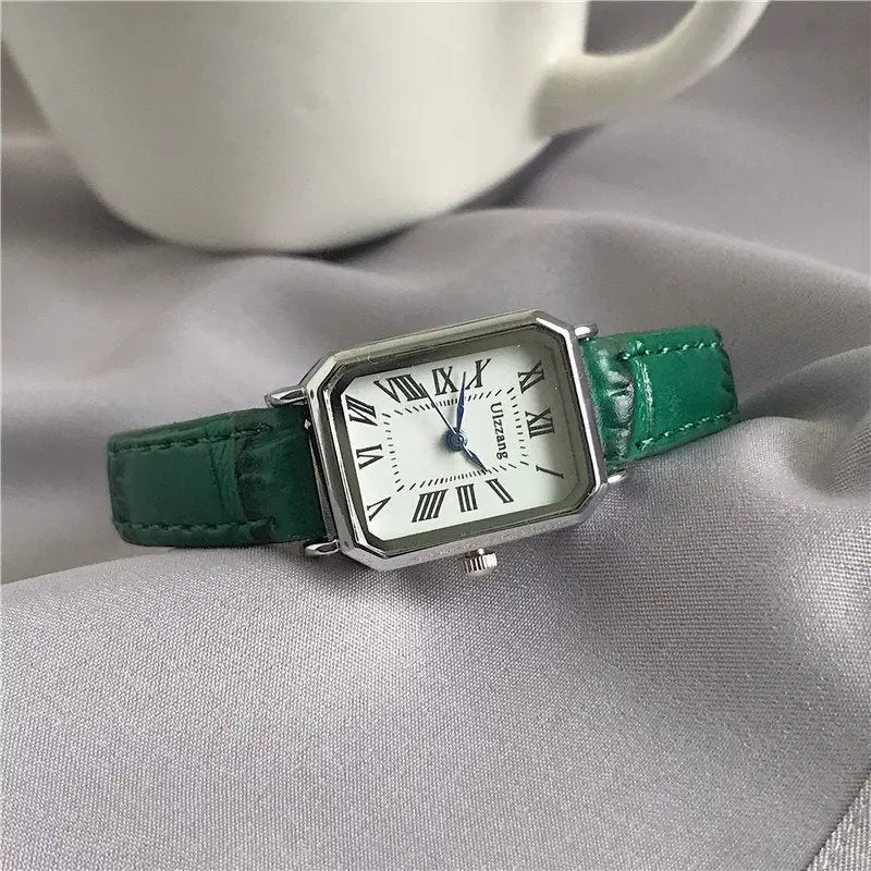 kleine Armbanduhr Damen-Uhr Vintage Stil-kleine