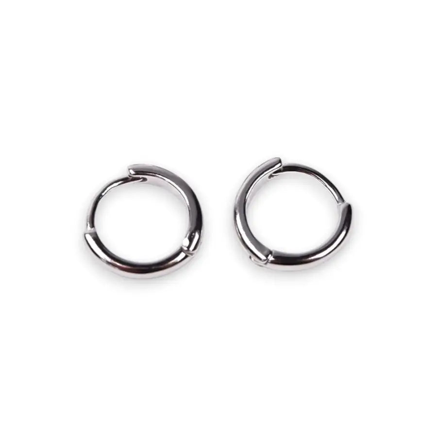 kleine Creolen für Charms - 8 mm - Silber - Ohrringe