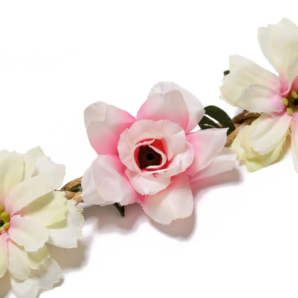 Kopfschmuck Blumenkranz in 4 schönen Farben - Brautjungfern