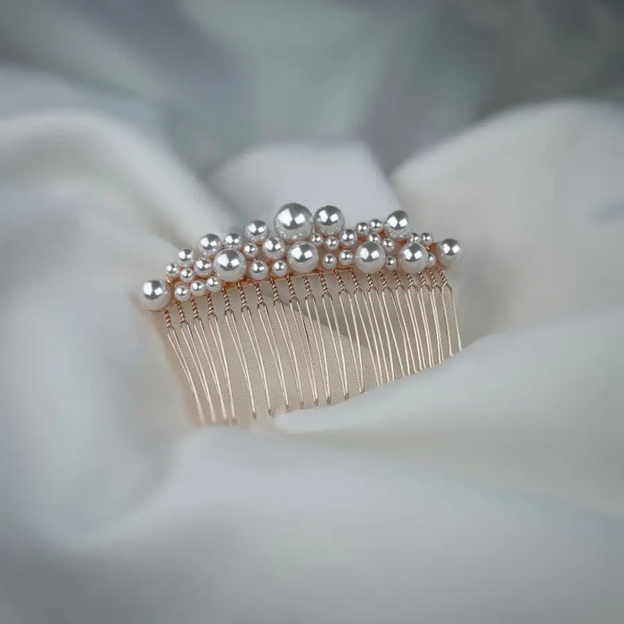 Perlen Haarkamm-Brauthaarschmuck-eleganter