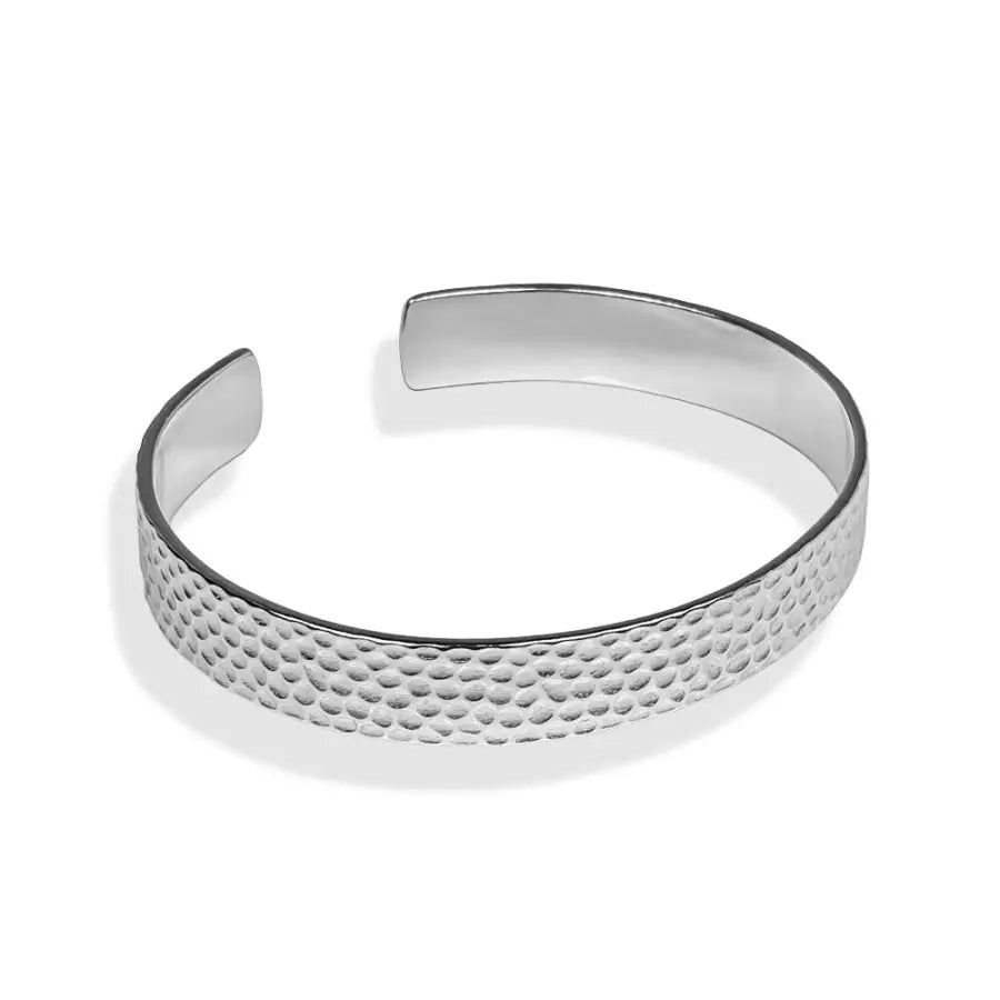 Struktur Armreif Silber-Armreif Damen Silber-Struktur Armreif-moderner Armschmuck-silberfarbener Armreif-Armspange silberfarben-Armreif in Silber für Damen-SHELAGO EU-