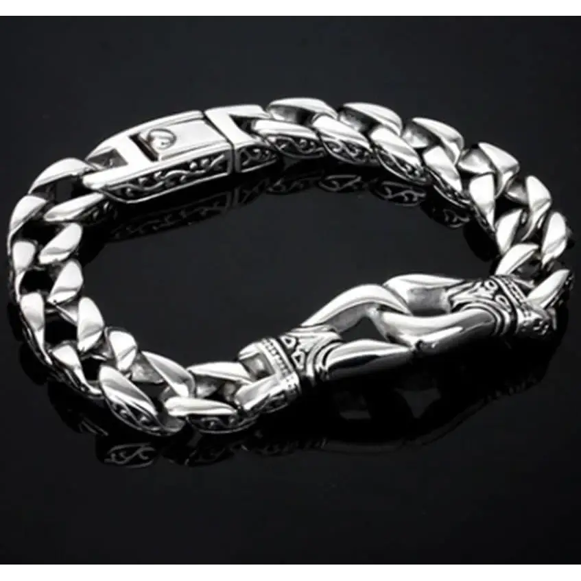Viking Totem Muster Gliederkette-Armband-Armkette im Retro