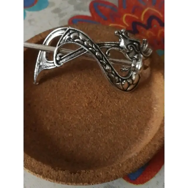 Vintage Haarnadel-Viking Schmuck-Kelten Drache-Runen Haar