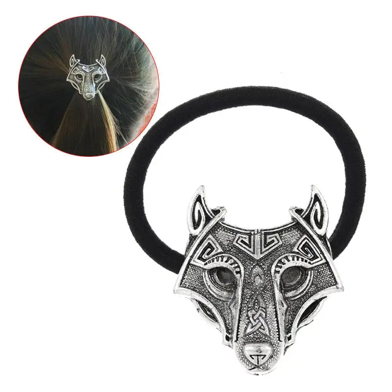 Wolf Haarschmuck-Viking Haarband-Schmuck Keltisch-Zopf