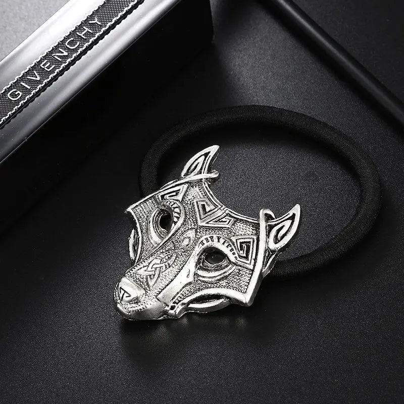 Wolf Haarschmuck-Viking Haarband-Schmuck Keltisch-Zopf